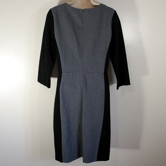 Talbots  3/4 Sleeve Knit Sheath Dress Slimming - Picture 2 of 5
